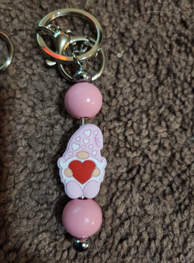 Beaded Bar Keychain